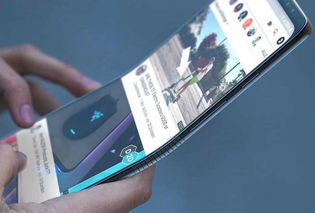 Utilisation d'un modèle de téléphone pliable